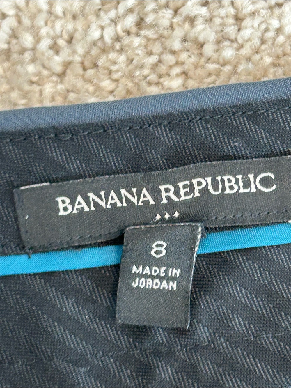 Banana Republic slate blue military pants button detail Sz 8 - Picture 9 of 11